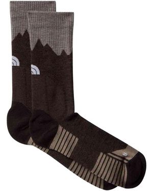 The North Face Chaussettes Calcetines Mountain Hiking Crew marrón oscuro - Marron