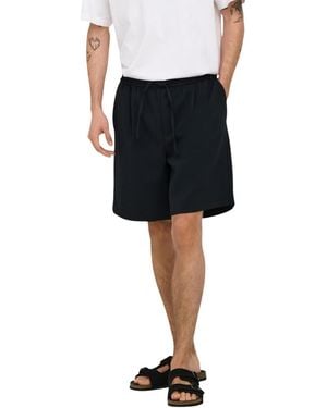 Only & Sons Short Onswill 0292Loos String Shorts Frml Noos 22036351 - Noir