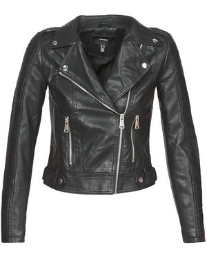 Vero Moda Leren Jas Vmkerriultra - Zwart