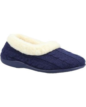 Fleet   Foster Chaussons Sarina - Bleu