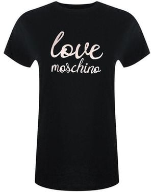 Love Moschino T-Shirt Sy4327 - Noir