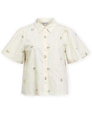 Object Blouse Molia Shirt - Wit