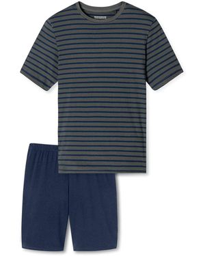 Schiesser Pyjamas / Chemises de nuit Pyjama Casual Essentials - Bleu