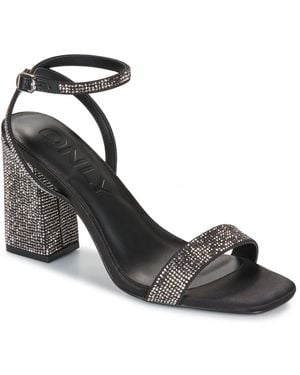 ONLY Sandalen Met Hakken Onlalyx-28 Bling Heeled Sandal - Zwart