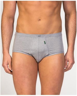 Zd - Zero Defects Slips Slip ouvert coton égyptien - Gris