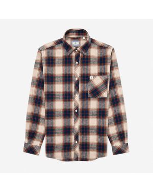 Serge Blanco Chemise Chemise Ml - Bleu