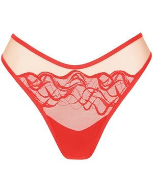 Lisca Tanga's Braziliaanse Laag Uitgesneden Dione - Rood