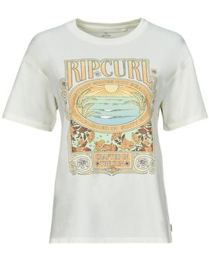 Rip Curl T-Shirt Long Days Relaxed Tee - Grau