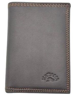 Petit Portefeuille Unisexe 2 Volets KATANA En Cuir Gras - Léger Et Compact
