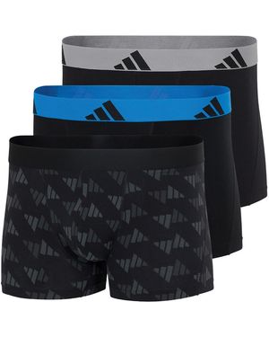 adidas Boxers Boxers, Lot De 3, Active Flex Cotton - Bleu