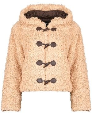 ONLY Windjack Onleira Teddy Duffle - Naturel