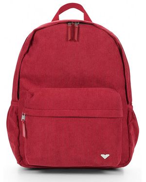 Roxy Rugzak Echoes Cord Backpack - Rood