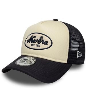 KTZ Casquette Oval Foam Patch Trucker Newera - Noir