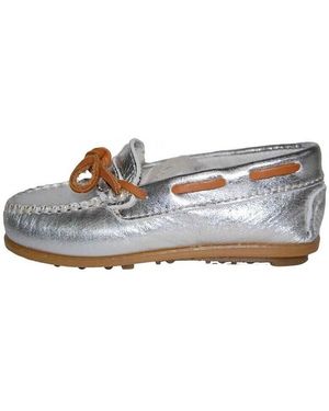 Colores Chaussures bateau NAUTICO Couleurs 105040 Argent - Gris