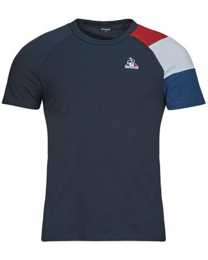 Le Coq Sportif T-Shirt Korte Mouw Bat Sp Tee Ss N°1 M - Blauw