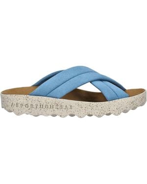 ASPORTUGUESAS Sabots Mules - Bleu