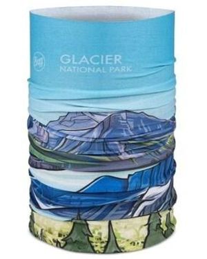 Buff Echarpe CoolNet UV National Parks Glacier - Bleu