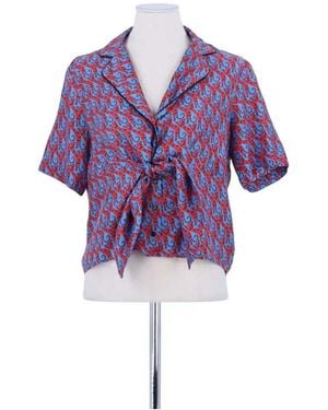 Sandro Blouses Blouse bleue - Violet