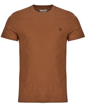 Timberland T-Shirt Korte Mouw Tee Slim Dunstan River - Bruin