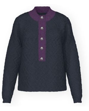 Vila Gilet Chino Cardigan - Total Eclipse - Bleu
