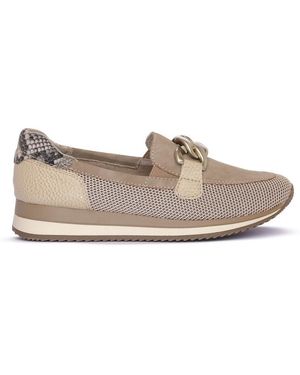 Jana Mocassins Taupe Soft Line - Gris