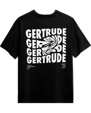Gertrude + Gaston Gertrude + Gaston T-shirt TSHIRT LEONCE FLUID - Noir