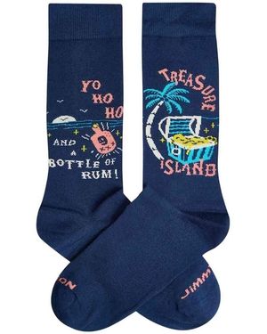 Jimmy Lion Chaussettes Treasure Island - Bleu