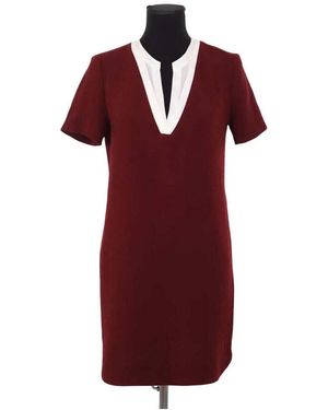Sandro Robe courte Robe bordeaux - Rouge