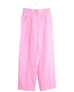 Sandro Pantalon Pantalon droit rose