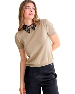 Lisca Pull Col Tour De Cou Secret - Noir