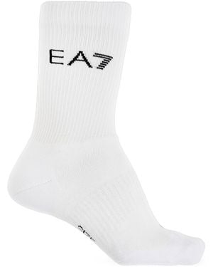 EA7 Chaussettes De Sports 7X000324-Af18556 - Blanc