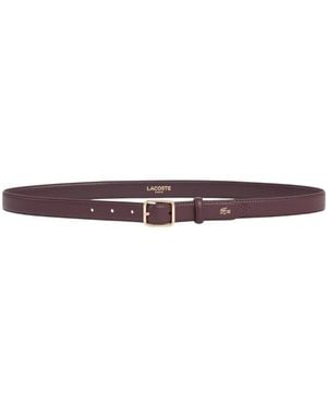 Lacoste Ceinture Ceinture Femme Ref 68970 T71 Bordeaux - Violet