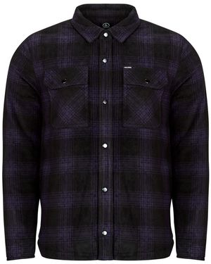 Volcom Camicia A Maniche Lunghe Bowered Fleece Ls - Blu