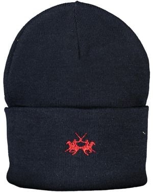 La Martina Bonnet Ccuh02Yw109 - Bleu