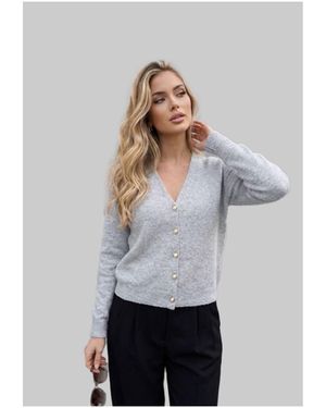 Kebello Gilet Gilet Cardigan F - Gris