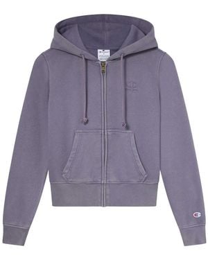 Champion Sweat-shirt Full Zip Hoodie Sweatshirt - Violet