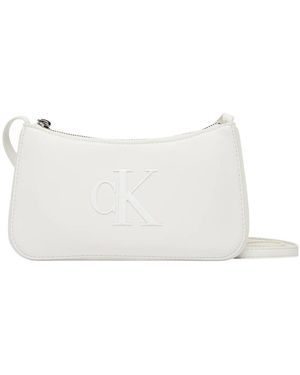 Calvin Klein Sac Bandouliere BOLD CK MINI LV04F1125G - Blanc