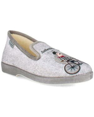 La Maison De L'espadrille Chaussons 7723-7 - Blanc