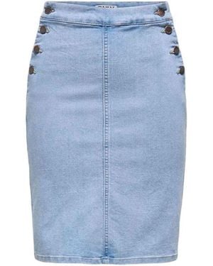 ONLY Jupes courtes 077-50817679425875 - Bleu