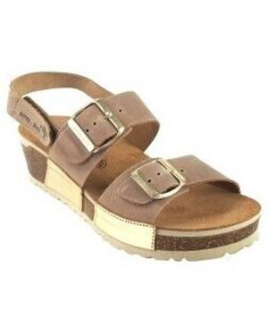 Interbios Sportschoenen Sandalia Señora Inter Bios 5812 Beig - Metallic