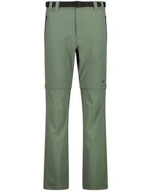 CMP Pantalon MAN ZIP OFF PANT - Vert