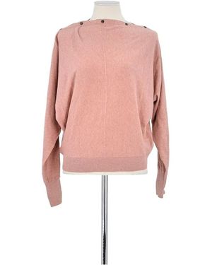 AllSaints Pull Pull en coton rose