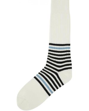 ANT45 Chaussettes U410Mr0 - Blanc