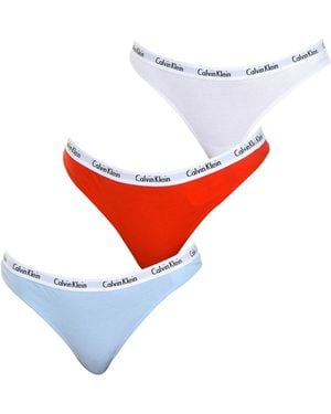 Calvin Klein Tangas D1622T - Rouge