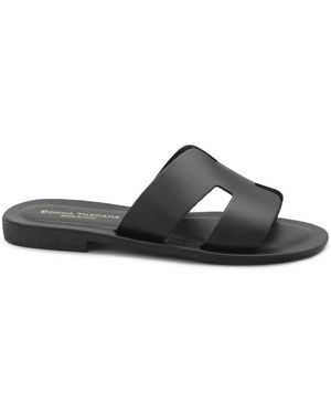 Donna Toscana Claquettes DON-E26-LIDO501-NE - Noir