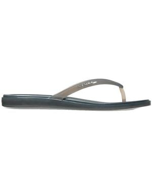 Crocs™ Tongs Sandales Miami À Bout Rond En Tpu Jelly - Bleu