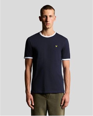 Lyle And Scott Vintage Tee-Shirt Logo Homme Noir
