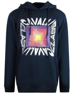 Roberto Cavalli Sweatshirts À Capuche Sy606 - Bleu
