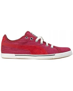 PUMA Baskets Basses Benecio Drill Pack - Rouge