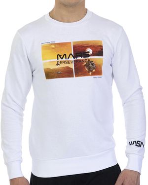 NASA Sweatshirts Mars09S - Blanc
